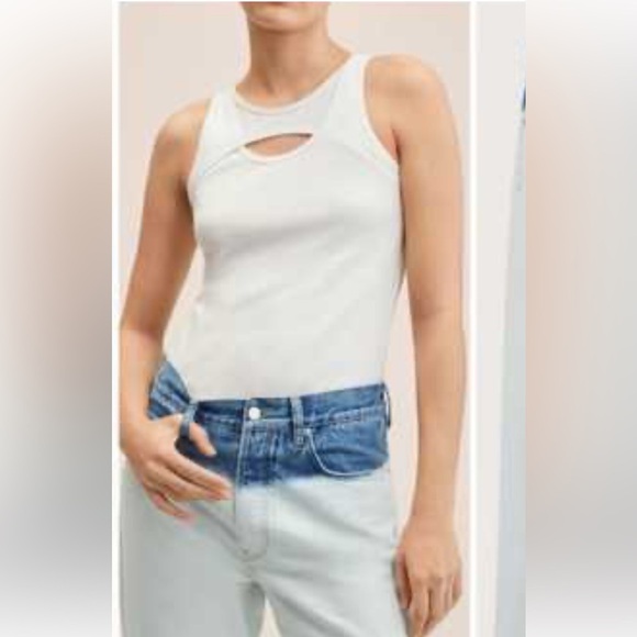 NWT Mango Ombré Look Relaxed Fit Jeans - Picture 1 of 12